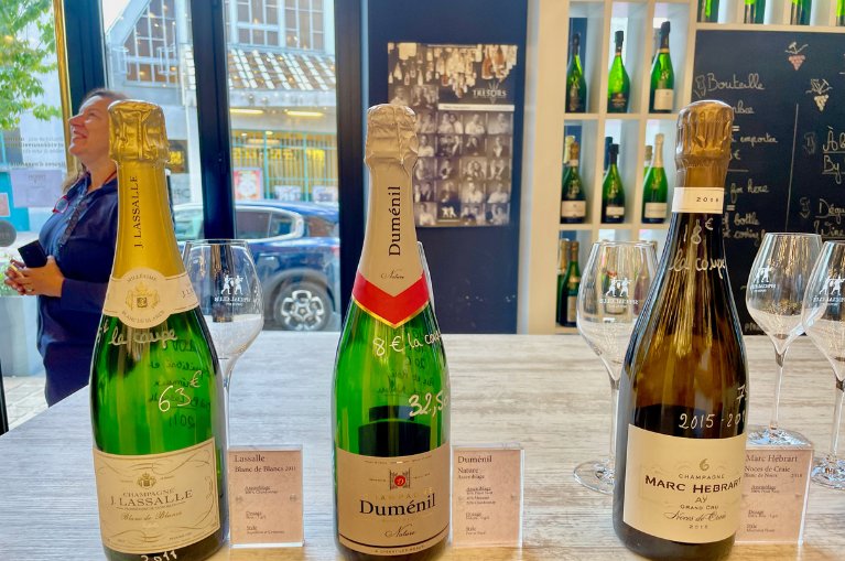 Bubbles and Cycling through Champagne